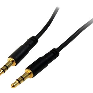 Startech 3.5mm Audio Cable - 3 ft - Slim - M