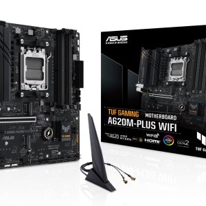Placa Base Asus TUF GAMING A620M-PLUS WiFi Socket AM5/ DDR5/ PCIe 4.0/ Micro ATX