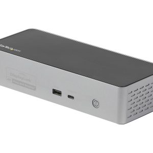 Startech USB-C Dock, 4K 60Hz Quad Monitor DisplayPort & HDMI, Universal USB C Docking Station with 100W Power Delivery…