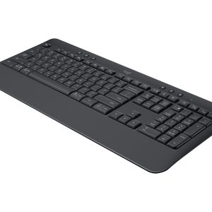 Logitech Signature K650 - Teclado - sem fios - Bluetooth 5.1 - QWERTY - Italiano - grafite