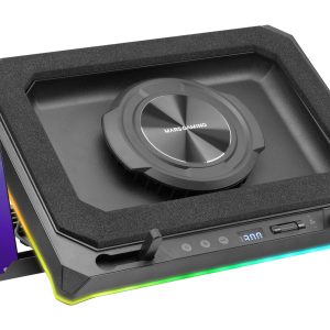 Soporte Refrigerante Mars Gaming MNBC-ULTRA para Portátiles hasta 18"/ Iluminación LED