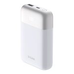 D-Link DPP-101 - Carregador portátil - 10000 mAh - 18 watt - QC 3.0, PD 3.0 - 2 conectores de saída (USB-C, USB)