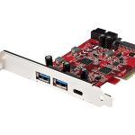 Startech 5-Port USB PCIe Card, 10Gbps USB 3.1 Gen 2 PCIe Card w/ 1x USB-C & 2x USB-A, 1x 2 Port IDC (Internal 5Gbps USB…