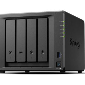 Synology Disk Station DS425+ - Servidor NAS - 4 baias - SATA 6Gb/s - HDD - RAID (expansão de disco rígido) JBOD, 0, 1,…