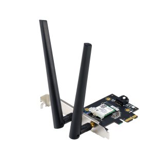 Tarjeta de Red Inalámbrica-PCI Express Asus PCE-BE6500/ 6500Mbps/ 2.4/5/6GHz