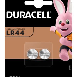 Pack de 2 Pilas de Botón Duracell LR44/ 1.5V/ Alcalinas