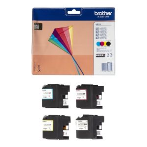 Brother LC223 - Pack de 4 - preto, amarelo, azul cyan, magenta - original - tinteiro