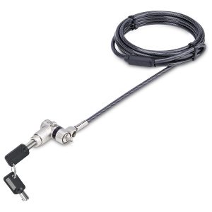 Startech Universal Laptop Lock 6.6ft (2m), Security Cable For Notebook Compatible With Noble Wedge/Nano/K-Slot, Keyless…