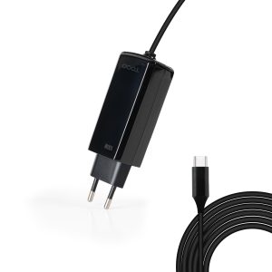 Cargador de Portátil GaN TooQ TQLC-USBCGAN100PD-C USB Tipo-C/ 100W/ Automático/ Voltaje 5-20V