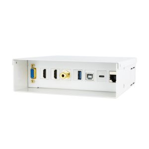 Caja de Conexiones Nanocable 10.35.0004/ VGA - 2x HDMI - Jack 3.5 - USB 3.0 - USB Tipo-C - USB 2.0 - RJ45