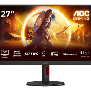 AOC Gaming Q27G4ZR - Monitor LED - 27" - 2560 x 1440 QHD @ 240 Hz - Fast IPS - 400 cd/m² - DisplayHDR 400 - 0.3 ms -…