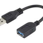 StarTech.com 6in Short USB 3.0 Extension Adapter Cable (USB-A Male to USB-A Female) - USB 3.1 Gen 1 (5Gbps) Port Saver…