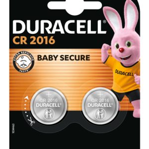 Pack de 2 Pilas de Botón Duracell DL2016B2/ 3V