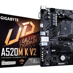 Placa Base Gigabyte A520M K V2 Socket AM4/ DDR4/ PCIe 3.0/ Micro ATX