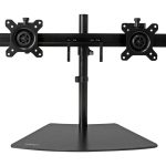 Startech Dual Monitor Mount - Supports Monitors 12" to 24" - Adjustable - VESA Monitor Stand for Desk - Low Profile…