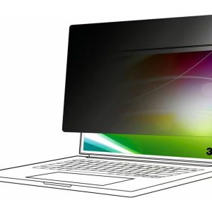 3M - Filtro de privacidade de notebook - tela brilhante, 16:10 - adesivo - 13.3" - preto