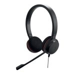 Jabra Evolve 20 MS stereo - Auscultadores - no ouvido - com cabo - USB-C, USB-A - isolamento de ruído - Certificado…