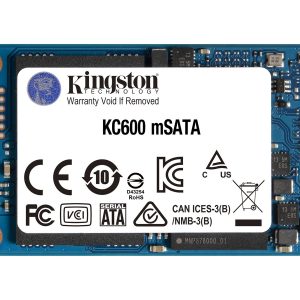 Kingston KC600 - SSD - encriptado - 256 GB - interna - mSATA - SATA 6Gb/s - 256-bits AES - TCG Opal Encryption,…