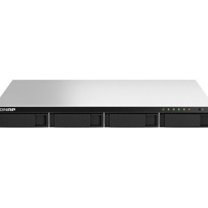 QNAP TS-464 - Servidor NAS - 4 baias - montável em bastidor - SATA 6Gb/s - RAID (expansão de disco rígido) 0, 1, 5, 6,…