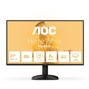 AOC 27B31H - Monitor LED - 27" - 1920 x 1080 Full HD (1080p) @ 120 Hz - IPS - 300 cd/m² - 1500:1 - 1 ms - HDMI, VGA -…