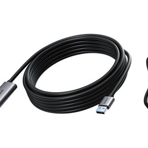 Vision - Cabo de extensão USB - USB Tipo A (F) para USB Tipo A (M) - USB 3.0 - 5 m - preto