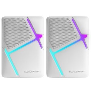 Altavoces Mars Gaming MS-H/ 10W/ 2.0/ Blancos