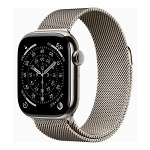Apple Watch Series 11/ GPS/ Cellular/ 42mm/ Titanio Natural/ Correa Natural Milanese Loop