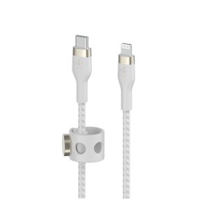 Belkin BoostCharge - Cabo Lightning - USB-C macho para Lightning macho - 2 m - branco