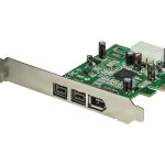 Startech 3 Port 2b 1a 1394 PCI Express FireWire Card Adapter - 1394 FW PCIe FireWire 800