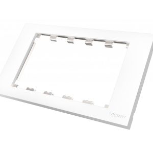 Modular AV faceplate component - double-gang UK surround - frame which accommodates 5 modules - fits to tc3 backbox2g…