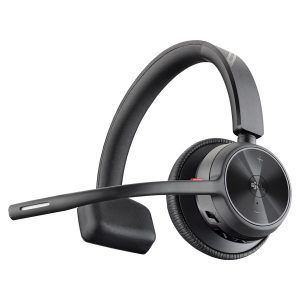 Poly Voyager 4310 - Auscultadores - no ouvido - bluetooth - sem fios, com cabo - USB-A via adaptador Bluetooth, USB-A -…