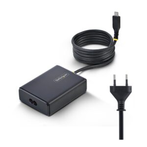 Startech - Adaptador de alimentação - USB-C - 100 watt - 5 A - PD 3.0 (USB-C) - preto - Europa