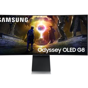 Samsung Odyssey OLED G8 S34DG850SU - G85SD Series - monitor OLED - Smart - gaming - curvo - 34" - 3440 x 1440 UWQHD @…