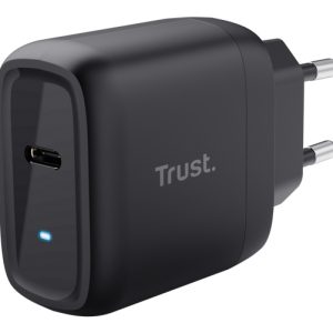 Cargador de Pared GaN Trust Maxo 45W/ 1xUSB Tipo-C/ 45W