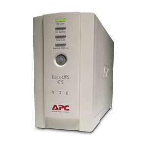 APC Back-UPS CS 500 - UPS - AC 230 V - 300 watt - 500 VA - RS-232, USB - conectores de saída: 4 - bege