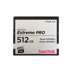 SanDisk Extreme PRO - Cartão de memória flash - 512 GB - CFast 2.0