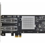 Startech 2-Port GbE SFP Network Card, PCIe 2.0 x1, Intel I350-AM2 2x 1GbE Controller, 1000BASE Copper/Fiber Optic,…