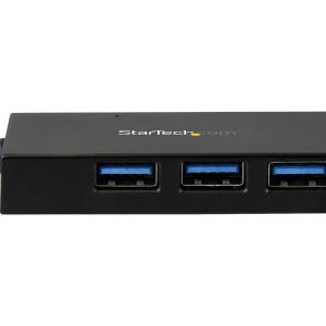 Startech 4-Port USB 3.0 Hub - Powered USB 3.1 Gen 1 Hub - USB-C to 1x USB-C and 3x USB-A Adapter - USB-C Port Expander…