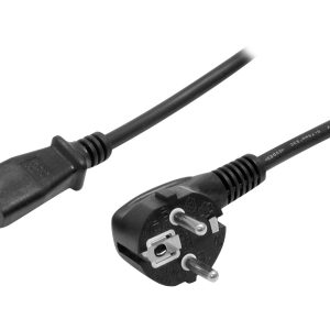 StarTech.com 2m (6ft) Computer Power Cord, 18AWG, EU Schuko to C13 Power Cord, 10A 250V, Black Replacement AC Cord,…