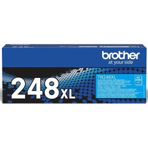 Brother TN248XLC - Alto Rendimento - azul cyan - original - caixa - cartucho de toner