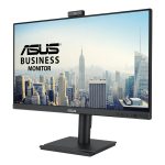 Monitor Profissional Asus BE249QFK 24"/ Full HD/ Webcam/ Multimédia/ Regulável em altura/ Preto