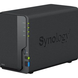 Synology Disk Station DS223 - Servidor NAS - 2 baias - SATA 6Gb/s - RAID (expansão de disco rígido) 0, 1, JBOD - RAM 2…