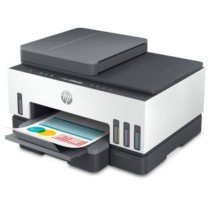 HP Smart Tank 7305 All-in-One - Impressora multi-funções - a cores - jacto de tinta - recarregável - Letter A (216 x 279 mm)/A4 (210 x 297 mm) (original) - A4/Legal (media) - até 13 ppm (cópia) - até 15 ppm (impressão) - 250 folhas - USB 2.0, LAN, Wi