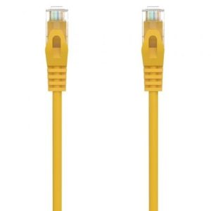 Cable de Red RJ45 AWG24 UTP Aisens A145-0563 Cat.6A/ LSZH/ 25cm/ Amarillo