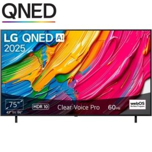 Televisor LG QNED AI QNED80 75QNED80A6A 75"/ Ultra HD 4K/ Smart TV/ WiFi