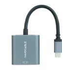 Cabo Conversor Nanocable 10.16.4103-G/ USB Tipo-C Macho - DVI-D (24+1) Fêmea/ 15cm/