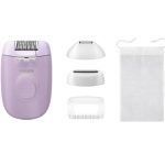 Depiladora Philips Epilator Series 4000 BRE257/ con Batería/ 4 Accesorios