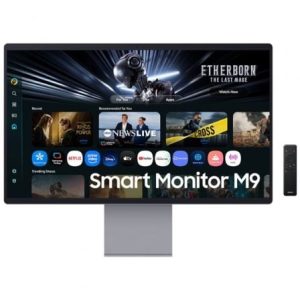 Smart Monitor Gaming Samsung M9 M90SF S32FM900SU 32"/ 4K/ 0.03ms/ 165Hz/ QD-OLED/ Multimedia/ Regulable en altura/…