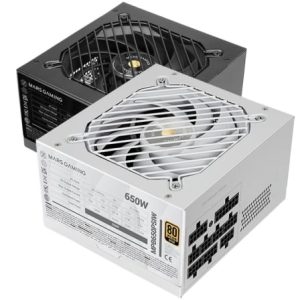 Fuente de Alimentación Mars Gaming MPB650PSI/ 650W/ Ventilador 12cm/ 80 Plus Gold/ Blanca
