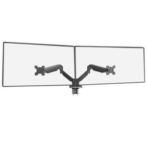 Soporte de Mesa para 2 Monitores Mars Gaming MARM-PRO2/ Giratorio/ Inclinable/ Rotatorio/ hasta 10kg